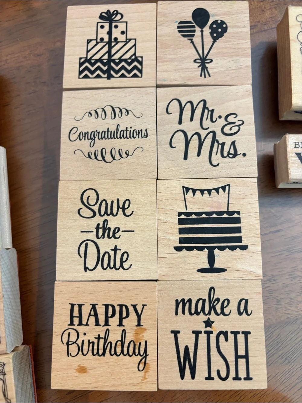 Stampin Up! lot wooden